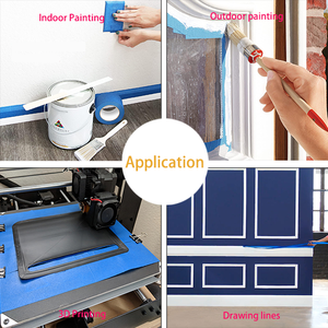 थोक ओएम विनिर्देशों ब्लू 3 मिमी 2090 क्रेपे वाशी पेपर ऐक्रेलिक चिपकने वाला डाई भारी शुल्क एंटीस्टैटिक पॉलिमाइड मास्किंग - Product Image 6