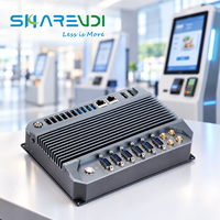 Mini PC industriel Core I5 1235U 10 cœurs 12 threads 10*USB 2*LAN 2*HD 6*COM 12-24V DC Win10/11 Linux pour appareils interactifs et intelligents
