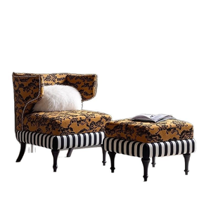 <span class=keywords><strong>Fauteuil</strong></span> de salon Longstar, <span class=keywords><strong>fauteuil</strong></span> confortable en velours, <span class=keywords><strong>fauteuil</strong></span> à motif <span class=keywords><strong>jaune</strong></span> et noir accrocheur pour le salon - Product Image 4