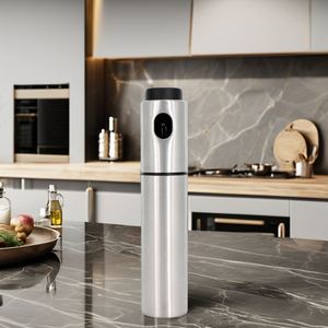 Nouveau pulvérisateur d'huile et de vinaigre en acier inoxydable, capacité de 100 ml, pour la cuisine, les salades, la cuisson, le camping, l'usage quotidien - Product Image 1
