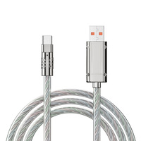 Cable de Carga Rápida YFXT YF030 6A para Auriculares, Tipo-C Universal, Molde Privado para Autos TC