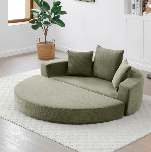 Verde + Pana + 2 Asientos + Espuma