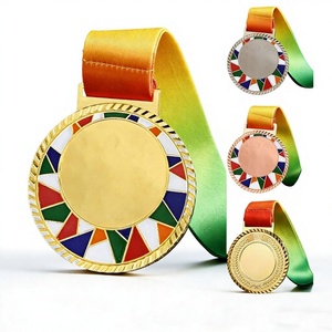 Médaille de champion personnalisée or, argent, bronze, en promotion, médaille de récompense haut de gamme pour tous les sports, texte personnalisé accepté - Product Image 3