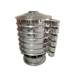 Precio de fábrica Máquina de tamiz de vibración de polvo de acero inoxidable Máquina de tamizado vibratorio de grado alimenticio - Product Image 5