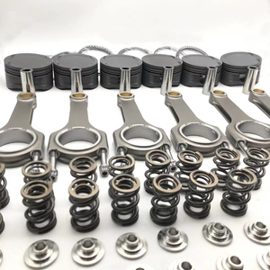 <span class=keywords><strong>M104</strong></span> Forged מזויף חיבור מוטות כפולה שסתום אביב טיטניום ערכת מקדמה עבור מרצדס בנץ <span class=keywords><strong>M104</strong></span> 3.2L 90.05mm 143mm - Product Image 5