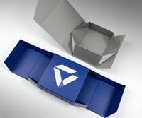 Boîte cadeau en carton ondulé pliable en forme d'avion - Écologique et recyclable pour les fêtes/anniversaires