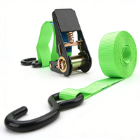 Producto Popular: Correa de Amarre con Trinquete de 1 Pulgada (25 mm) con Gancho en S para Transporte de Carga