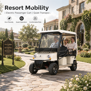 4WD EEC Elektrischer Resort-Shuttle-Wagen <span class=keywords><strong>ZLT</strong></span> F160 60V+ Spannung 15-20 °   Geländegängiges Nutzfahrzeug für Lager, Bauernhöfe und Golfplätze - Product Image 1