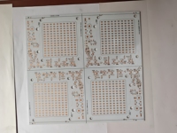 Cartes de circuits imprimés LED haute densité en aluminium MCPCB à excellente dissipation thermique, épaisseur 1,0 mm, OEM