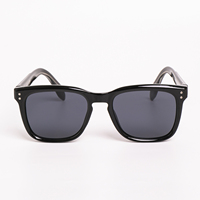 Lunettes de soleil carrées classiques Finewell 3529 pour hommes et femmes, style rétro avec rivets, monture épaisse translucide, protection UV400