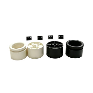 Pieds de meuble réglables en ABS Chengyouhui, noirs et blancs, accessoires de quincaillerie pour meubles - Product Image 4