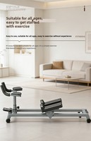 Machine d'escalade pliable en métal avec commande mécanique, propulsion par roue avant, 136*55*41cm, pour entraînement en salle de sport intérieure