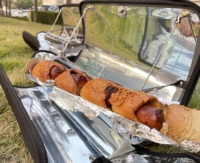 Ensemble de cuisinière solaire portable pour barbecue, four solaire idéal pour le camping et la cuisson des aliments en seulement 15 minutes