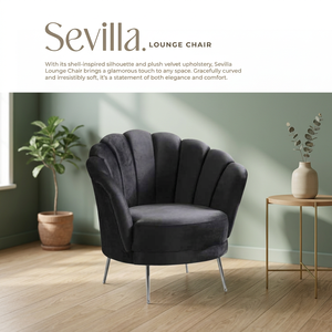 Velvet Upholstered Dining Room Lounge <b>Chair</b> <b>Shell</b> Inspired Accent Armchair Modern Design for Dining Room and Living Room Set - Product Image 2