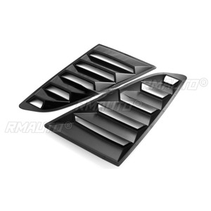 For Ford Mustang Car Side Rear <b>Window</b> Louver Shutter <b>Cover</b> For Ford Mustang 2015-2017 Rear Quarter Panel <b>Window</b> Body Kit - Product Image 6