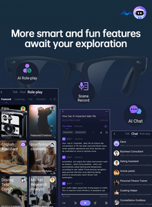 Gafas con IA, Traducción en Tiempo Real, Intérprete Cara a Cara, Notas de Voz, Resumen, Asistente de Voz Inteligente, Seguimiento Deportivo - Product Image 5