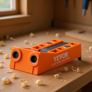 Plantilla de perforación de bolsillo Vevor Mini de 9 pulgadas con abrazadera en C y broca de accionamiento cuadrado para proyectos de carpintería DIY - Product Image 2