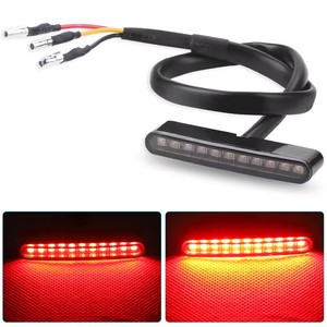 مصباح خلفي LED عالمي 12 فولت للدراجات النارية، إضاءة توقف خلفية للدراجات الترابية، مصباح لوحة ترخيص صغير، إضاءة زخرفية - Product Image 2