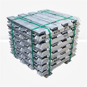 Pabrik Ingot Seng Grosir 99.9% Batang Logam Campuran Aluminium Harga Per Kg Batang Logam Campuran Aluminium 99.7