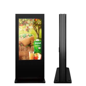 75 inch Android Wifi mạng LCD màn hình cảm ứng kỹ thuật số biển và hiển thị tầng đứng máy nghe nhạc quảng cáo màn hình