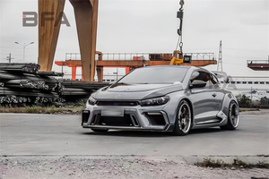 Parachoques delantero de cuerpo ancho mejorado, parachoques trasero, guardabarros de cuerpo ancho, faldón lateral, kit de carrocería para estilo Volkswagen Scirocco <span class=keywords><strong>ASPEC</strong></span> - Product Image 5