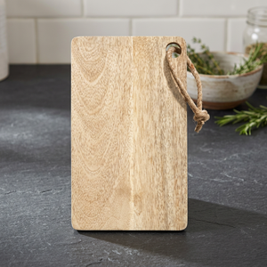 Planches à découper rectangulaires en bois, faites à la main, durables, réutilisables, jetables, avec logo personnalisé gravé, épaisseur 2,0 cm, en stock, de BS INTERNATIONAL - Product Image 1