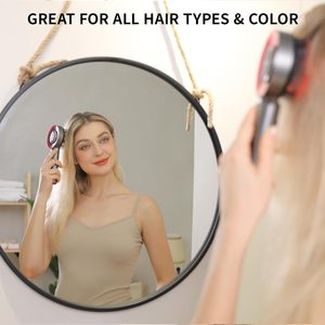 Portátil multifuncional luz roja recargable shiastu eléctrico de mano Spa cepillo dedo cuero cabelludo cabeza masajeador - Product Image 6