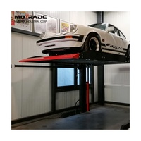 Lève-voiture vertical 2700 kg pour garage, simple, à deux colonnes, double empileur de voitures, hydraulique, 2 niveaux