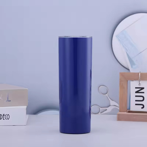 Vaso Térmico de Acero Inoxidable de 20oz, Recto y Delgado, para Café, Botella de Agua para Niños, Vaso con Boquilla para Sublimación - Product Image 2