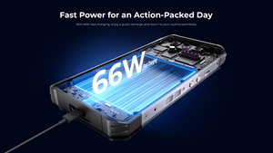 Oukitel WP100 Plus หน้าจอ 6.8 นิ้ว ความจุ 12+512GB ระบบปฏิบัติการ Android 16 ไฟฉายสำหรับตั้งแคมป์ 1200 ลูเมน แบตเตอรี่ 33000mAh กล้องมองกลางคืน กล้องหลัก 64MP สมาร์ทโฟนพันธุ์อึด - Product Image 6