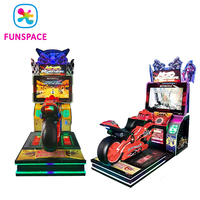 Machine de jeu vidéo interactive FUNSPACE 42 pouces, simulateur de course automobile passionnant avec garantie d'un an