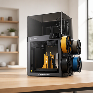 <span class=keywords><strong>Flashforge</strong></span> Creator 5 Pro Professioneller Dual-Extruder 3D-Drucker 256x256x256mm Bauvolumen <span class=keywords><strong>ABS</strong></span>/PLA/PETG/TPU Materialien USB/Wi-Fi - Product Image 3