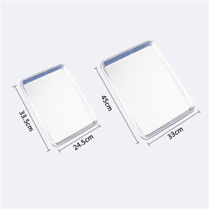 Tamanos De <span class=keywords><strong>Las</strong></span> Bandejas Para Hornear Bandeja Horno De Acero Inoxidable <span class=keywords><strong>Galletas</strong></span> Con Colocacion Taza Pasteles Sartenes - Product Image 2