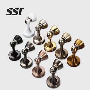 Zinc Alloy Doorstop Strong Magnetic Integrated Safety Anti-collision Windproof Silent Door Suction Doorstop - Product Image 1