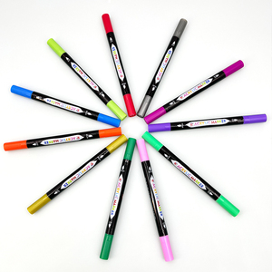 Water Based Marker Assorted Colors Double Head Marker <strong>Pen</strong> <strong>Colour</strong> <strong>Pens</strong> for Kids <strong>Adults</strong> Coloring - Product Image 2