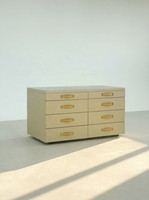 Coiffeuse de chambre à coucher avec plateau en verre, plateau multicouche en cuir microfibre, éclairage LED et armoire de rangement à tiroirs multiples pour maquillage