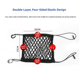 Direkt vom Hersteller: Oxford-Stoff Gaze-Auto-Aufbewahrungstasche, Elastische Netztasche für den Autositz, Organizer-Netz fürs Auto - Product Image 5