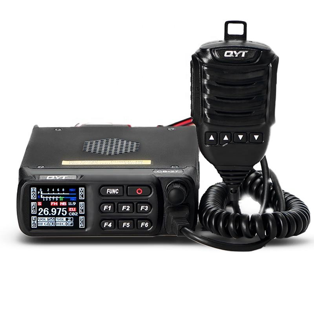 QYT CB-27 26.965-27.405MHz AM/FM 12/24V 4 Watts Citizen Band CB Radio Color Screen Mobile Ham Radio