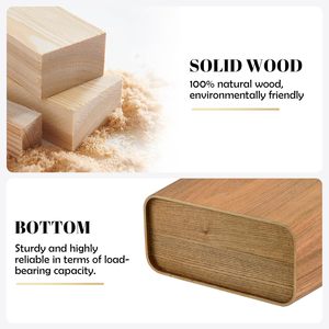 Bote de basura de madera abierto de 2,5 galones para <span class=keywords><strong>el</strong></span> hogar, elegante diseño de madera Natural, ligero y resistente para <span class=keywords><strong>el</strong></span> hogar/oficina/Cocina - Product Image 6