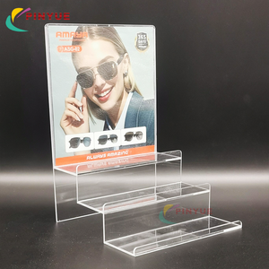 Expositor <span class=keywords><strong>de</strong></span> Acrílico Transparente <span class=keywords><strong>de</strong></span> 3 Niveles <span class=keywords><strong>para</strong></span> Fotos y Cuadros, Vitrina Óptica <span class=keywords><strong>para</strong></span> Tiendas, Venta al por Mayor - Product Image 2