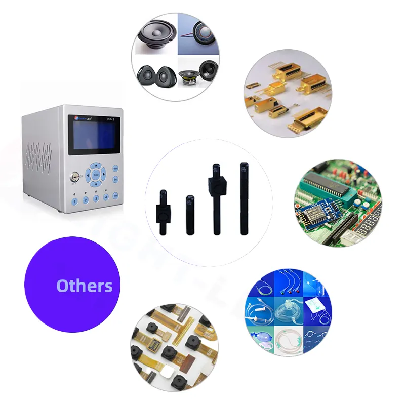 high efficiency handheld 4 channels IO UV LED Spot Curing Systems for UV adhesive bonding