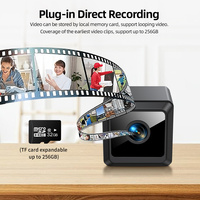 Caméra WiFi sans fil haute définition W02 Mini 1080P avec vision nocturne et caméras IP pour la surveillance de sécurité