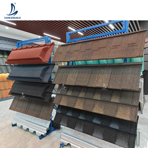 Tuiles de toiture écologiques et économiques, revêtues de pierre, pour usage commercial - Product Image 4