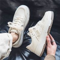 Chaussures décontractées pour hommes à semelle épaisse, style skateboard, personnalisables avec logo – Offre spéciale