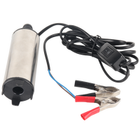 Pompe à huile électrique submersible 12V DC HG1232, pompe de transfert de carburant diesel portable avec pinces de batterie