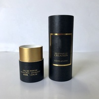 Emballage de bouteille de parfum personnalisé de haute qualité de 100ml boîte en papier kraft insertion EVA pour sérum de soin de la peau gaufrage de stratification mat