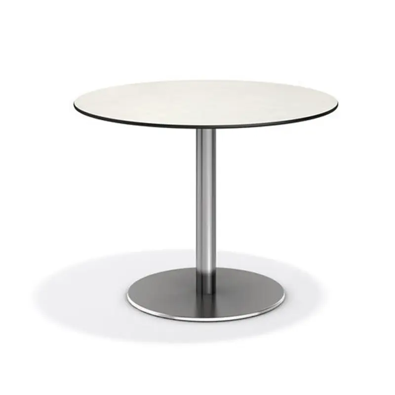 Modern Tempered Glass Dining Table With Stainless Steel Base Dining Table