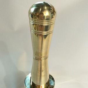 All'ingrosso metallo ottone manubrio di natale tavolo campana di ricevimento cena a mano campana Hotel scrivania suoneria - Product Image 2