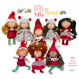 Munecas Ít Mia & Mio Xmas Bộ Sưu Tập Hiện Đại Thân Thiện Với Môi Hiển Thị 8-Mảnh Chất Lượng Cao Nghề Thủ Công Thời Trang Bé Búp Bê Đồ Chơi - Product Image 6