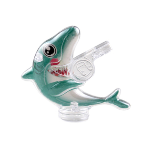 Chine vente en gros nouveau produit Offre Spéciale très drôle pas cher en vrac petits jouets en plastique requin <span class=keywords><strong>poisson</strong></span> sifflet jouet promotionnel pour tube de bonbons - Product Image 3
